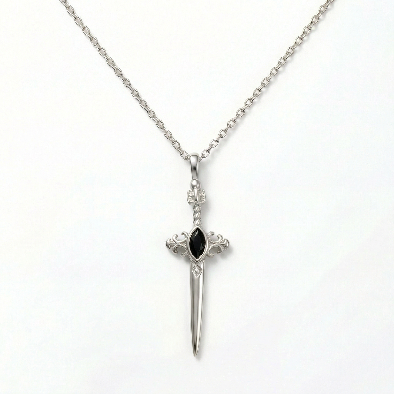 Talis - Onyx Sword Necklace