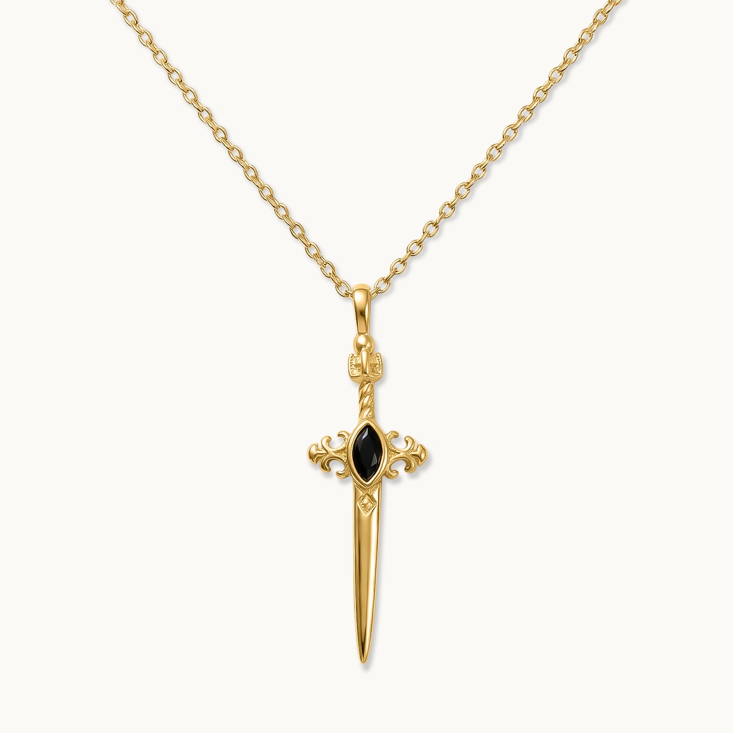 Talis - Onyx Sword Necklace