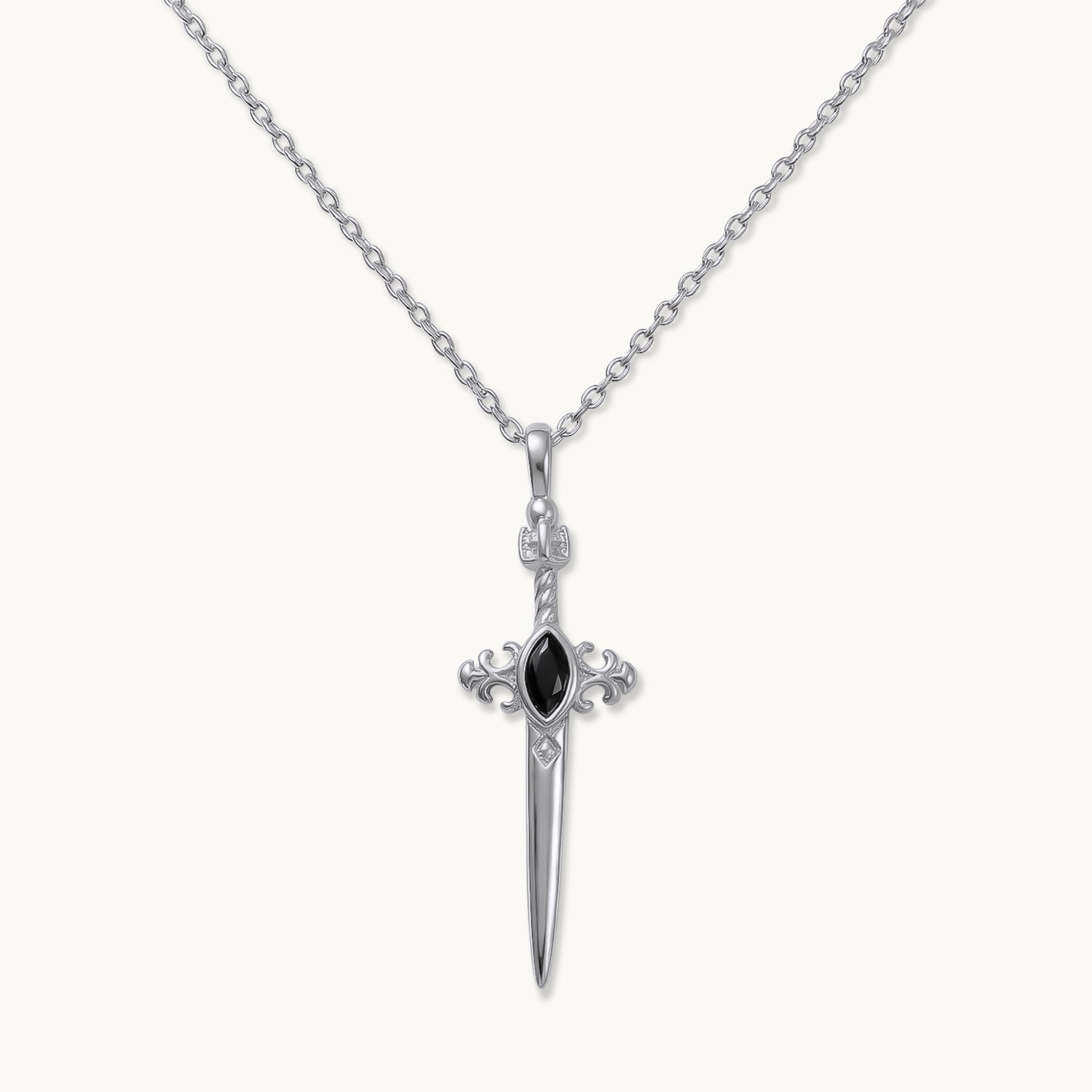 Talis - Onyx Sword Necklace